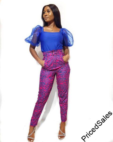 Stunningeye Popping And Gorgeous Ankara Top And Trouser Styles For Ladies   Fashion  Nigeria